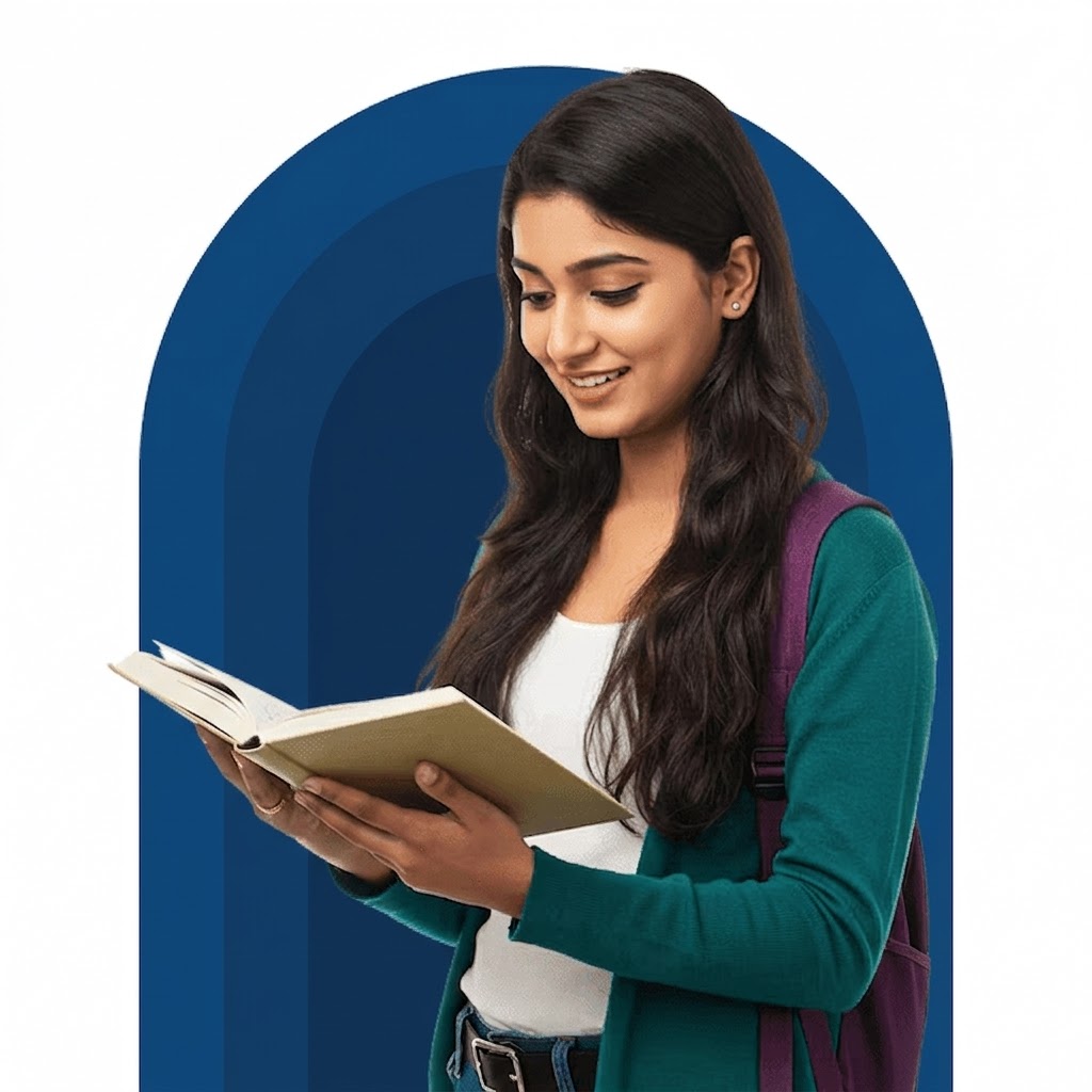 Successful GyanSchool student studying